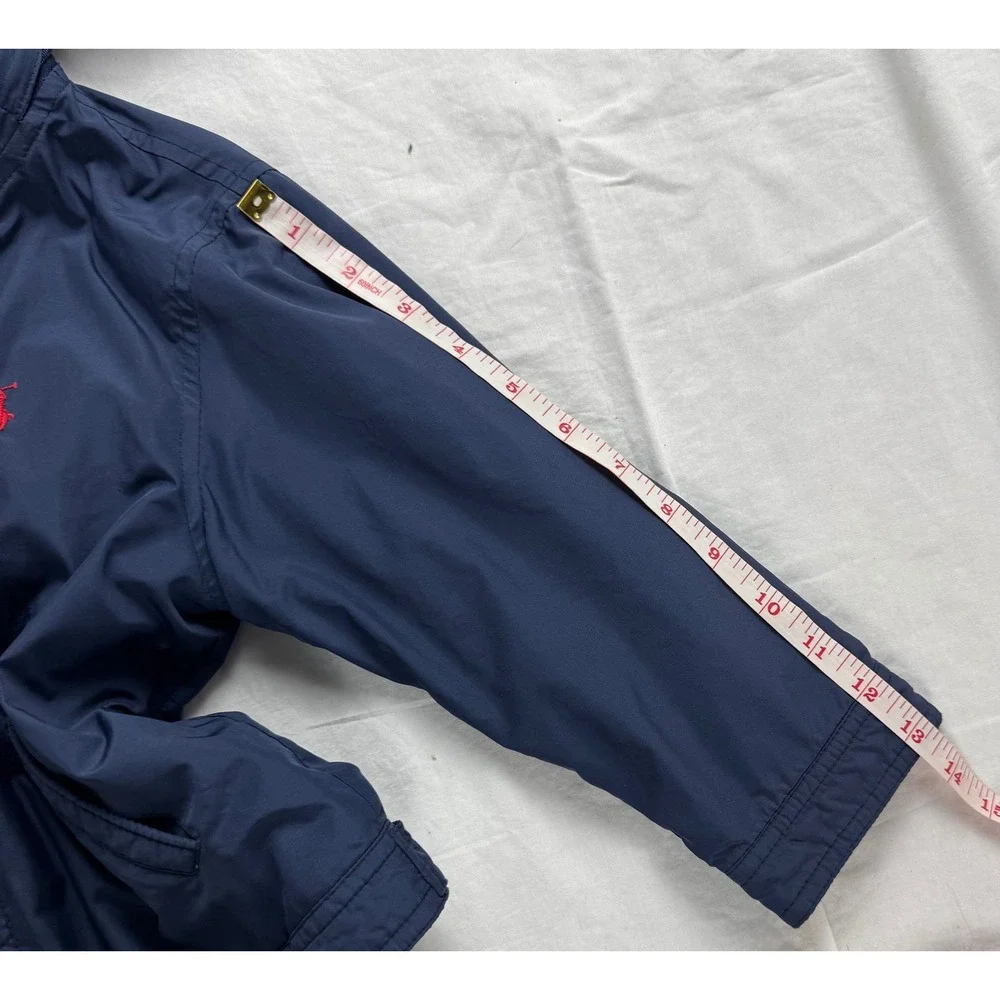 VTG Polo Ralph Lauren Boys Blue  Jacket Detachable Hood Fleece Lined 3T - Picture 9 of 12